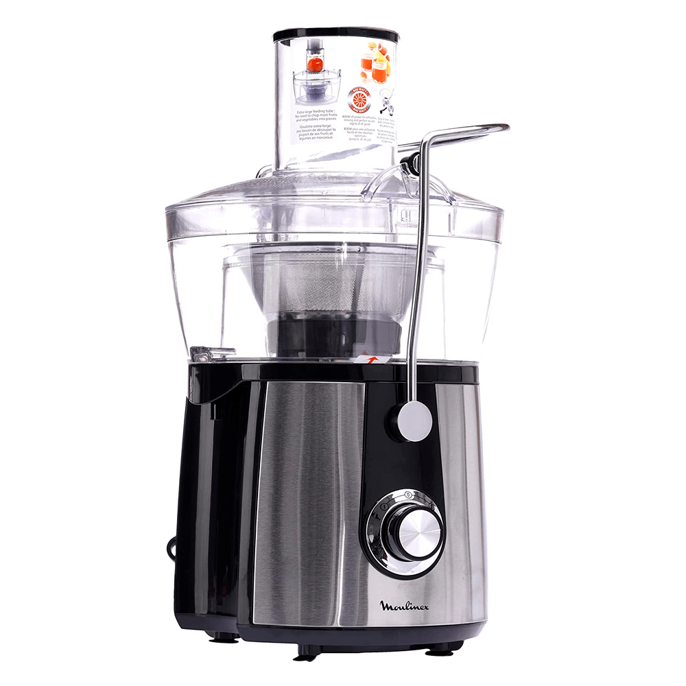 Spremiagrumi Moulinex Juice Express JU550D10 | 800W, 1.4L, 2 Velocità - Nero/Argento - Foto 5