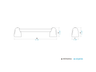 Toallero-Barral-Ferrum-B562-Blanco-30cm