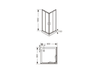Cabina-Ducha-Ferrum-NB7CE-C-70x70x185-Cuadrada-2-puertas-Transparente