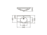 Lavatorio-Mesada-Limoges-LI81F-85cm-1H-Blanco
