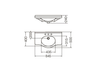 Lavatorio-Mesada-Limoges-LI83F-85cm-3H-Blanco