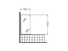 Mampara-Rebatible-80cm-NM81A-Vidrio