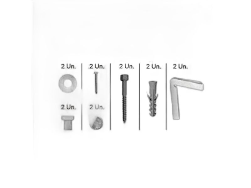 Repuesto Ferrum Kit Fijación Bidet Trento VTP10 Repuesto Ferrum Kit Fijacion Bidet Trento VTP10 REP-RX-039-00